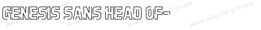 Genesis Sans Head Of字体转换